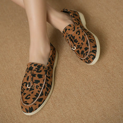 Leopard print loafers - Aurora