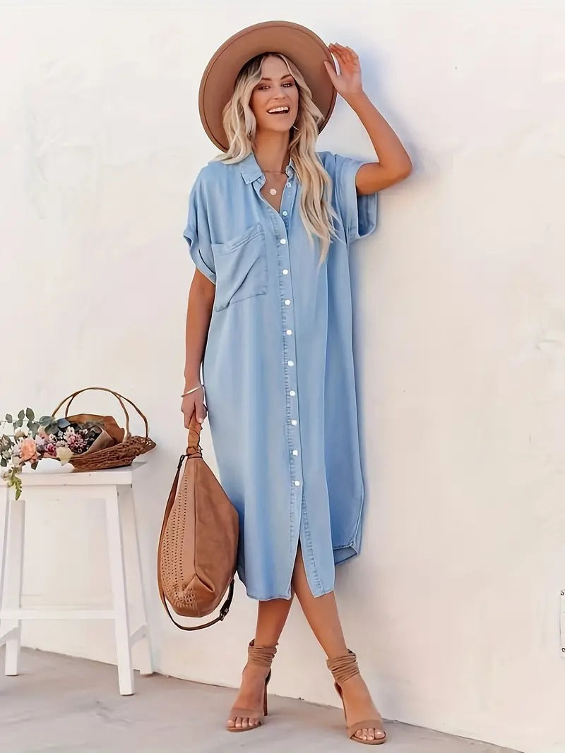 Leonie - Shirt dress with fixed pockets
