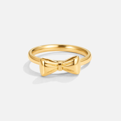 Ellie Gold Bow Ring