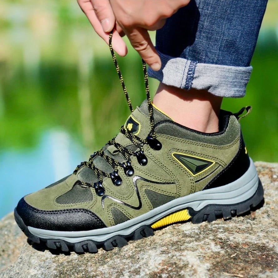 Waterproof, ergonomic outdoor and hiking shoe for men