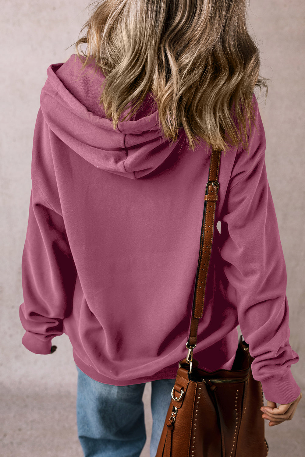 Nyna - Thick hoodie with kangaroo pocket and fleece lining