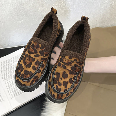 Women's printed moccasins