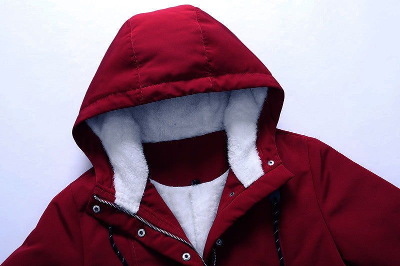 Katy - Fleece-lined women's jacket with drawstring hood