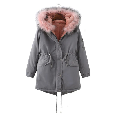 Caly - Thick, lined winter coat made of fleece