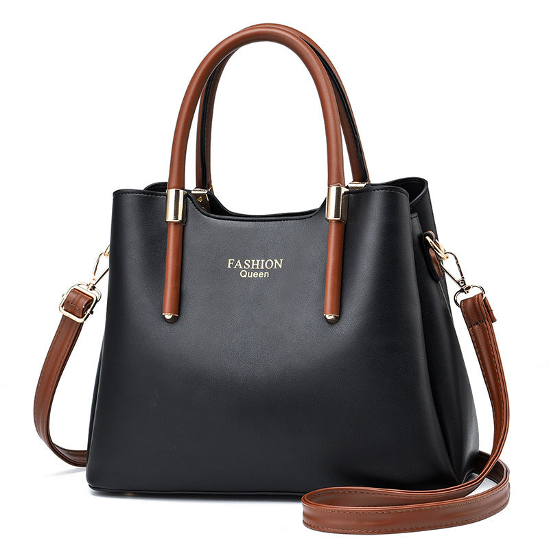 Shoulder bag with elegant handles - Laura