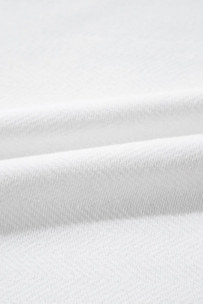 Vale - Oversized sweatshirt with stripes and contrasting V-neckline