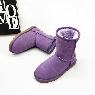 Jayla - Women's snow boots with half calf height and flat heel