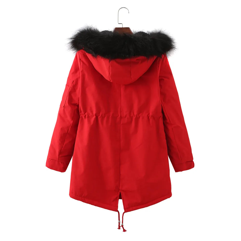 Caly - Thick, lined winter coat made of fleece