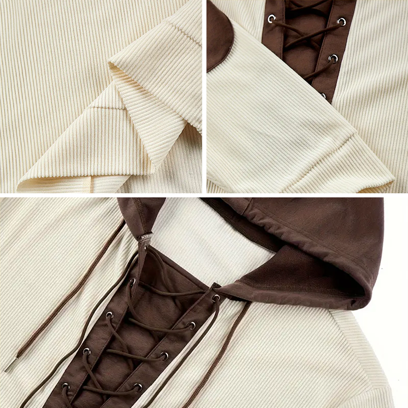 Jerry - Classic hoodie with laces