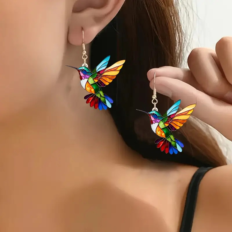 Colibri Colors Light Tropical Design Women's Earrings - Maritza