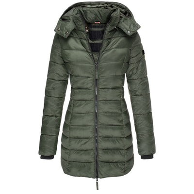 Women's quilted hooded coat - Mila