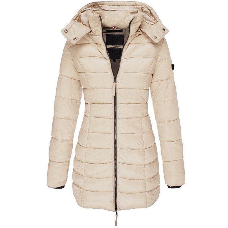 Women's quilted hooded coat - Mila