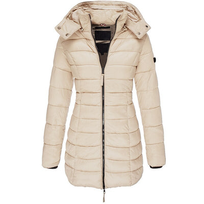 Women's quilted hooded coat - Mila