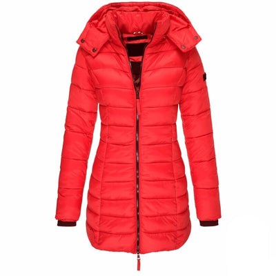 Women's quilted hooded coat - Mila