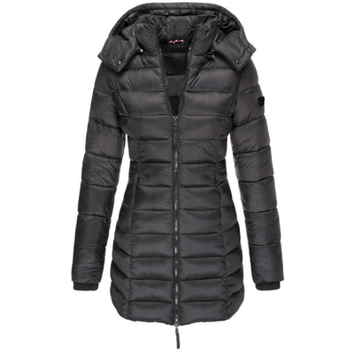 Women's quilted hooded coat - Mila