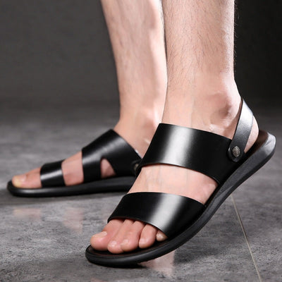 Men's wide straps sandals classic style - Lior