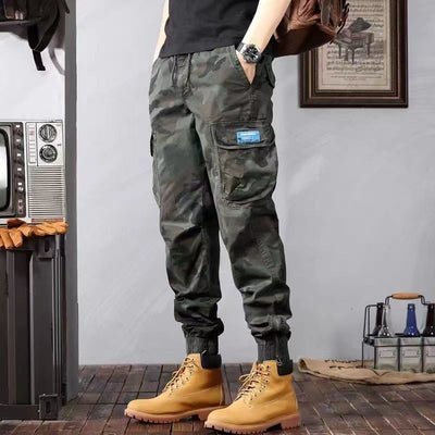 Men's camouflage cargo pants with multi-pockets - Viktor
