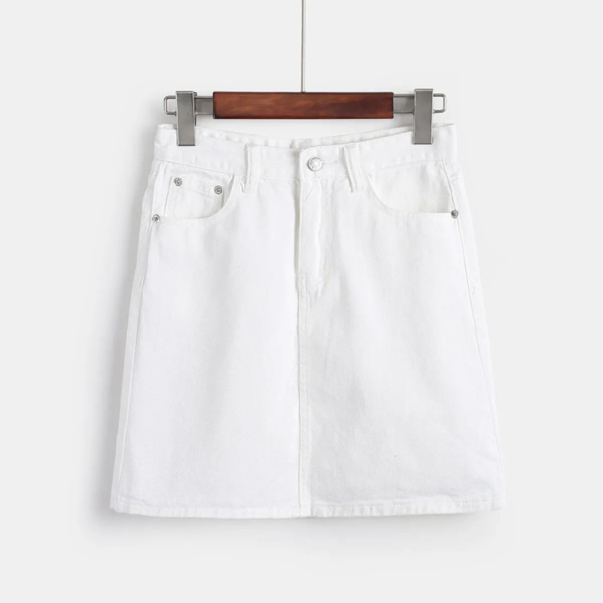 Women's denim short skirt - Auria