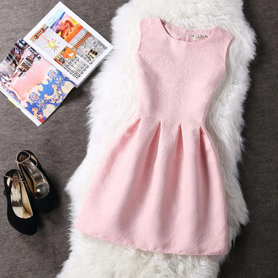 Flared sleeveless party dress - Celinne