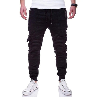Men's sports jogger with cargo pockets and ribbed texture - Brant