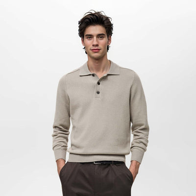 Men's polo sweater - Varelo