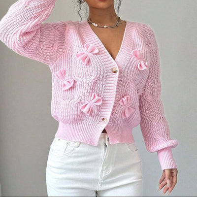 Women's braided knitted sweater - Alana