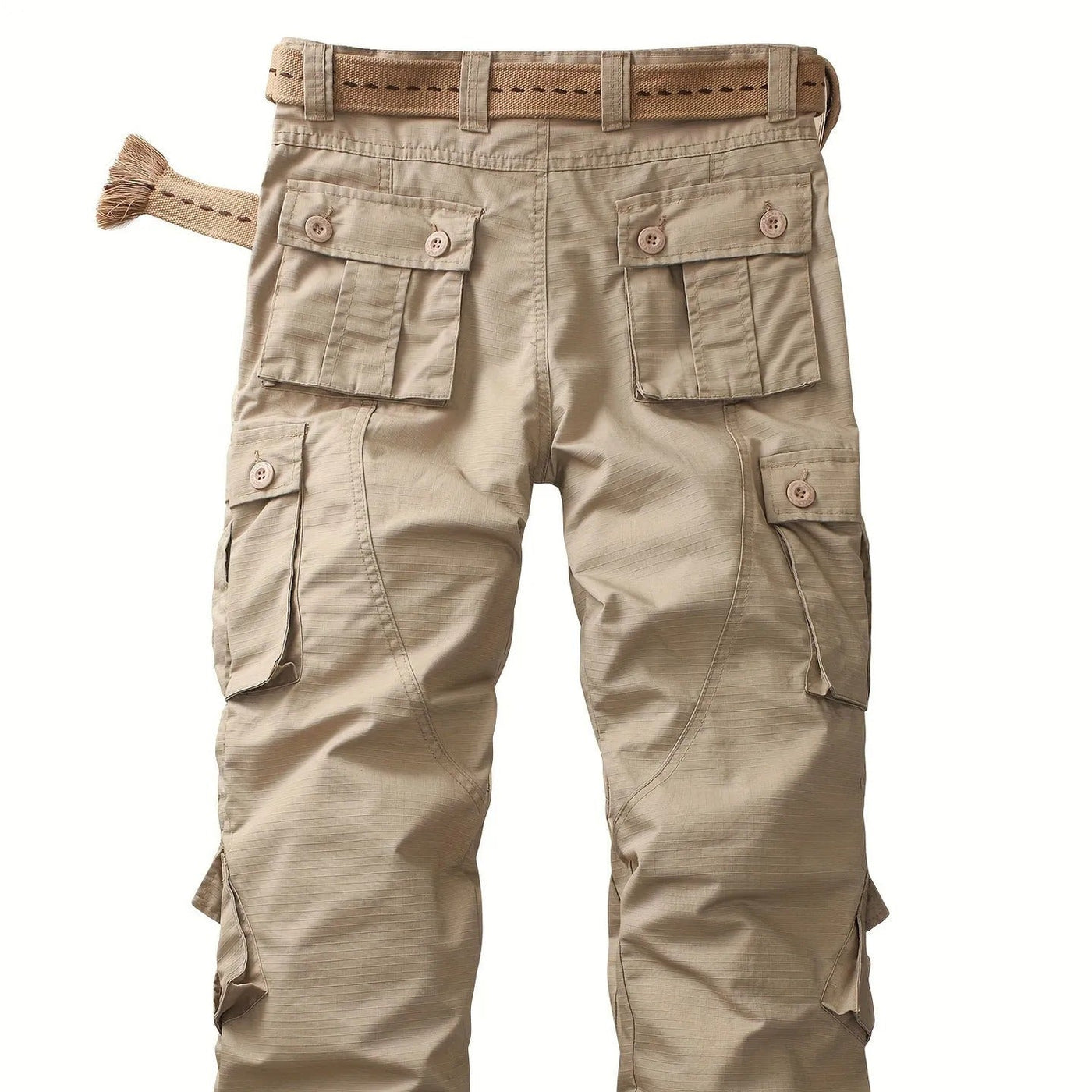 Men's cotton cargo pants with multiple pockets - Kellan