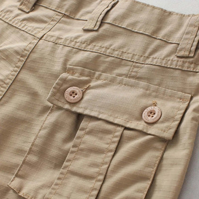 Men's cotton cargo pants with multiple pockets - Kellan