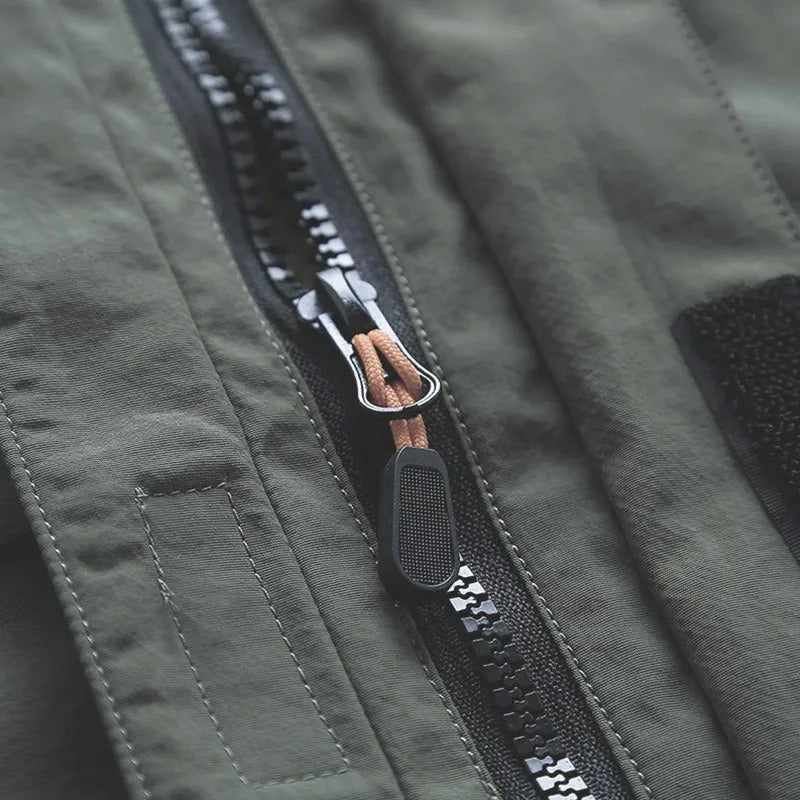 Men's casual waterproof jacket with functional pockets - Bahamut