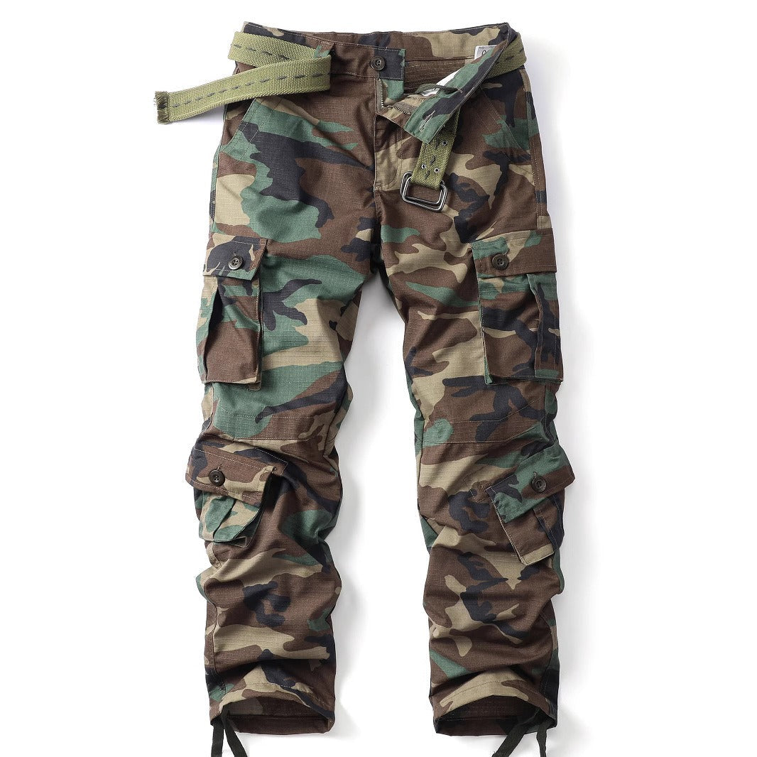 Men's tactical cotton camouflage cargo pants - Lars