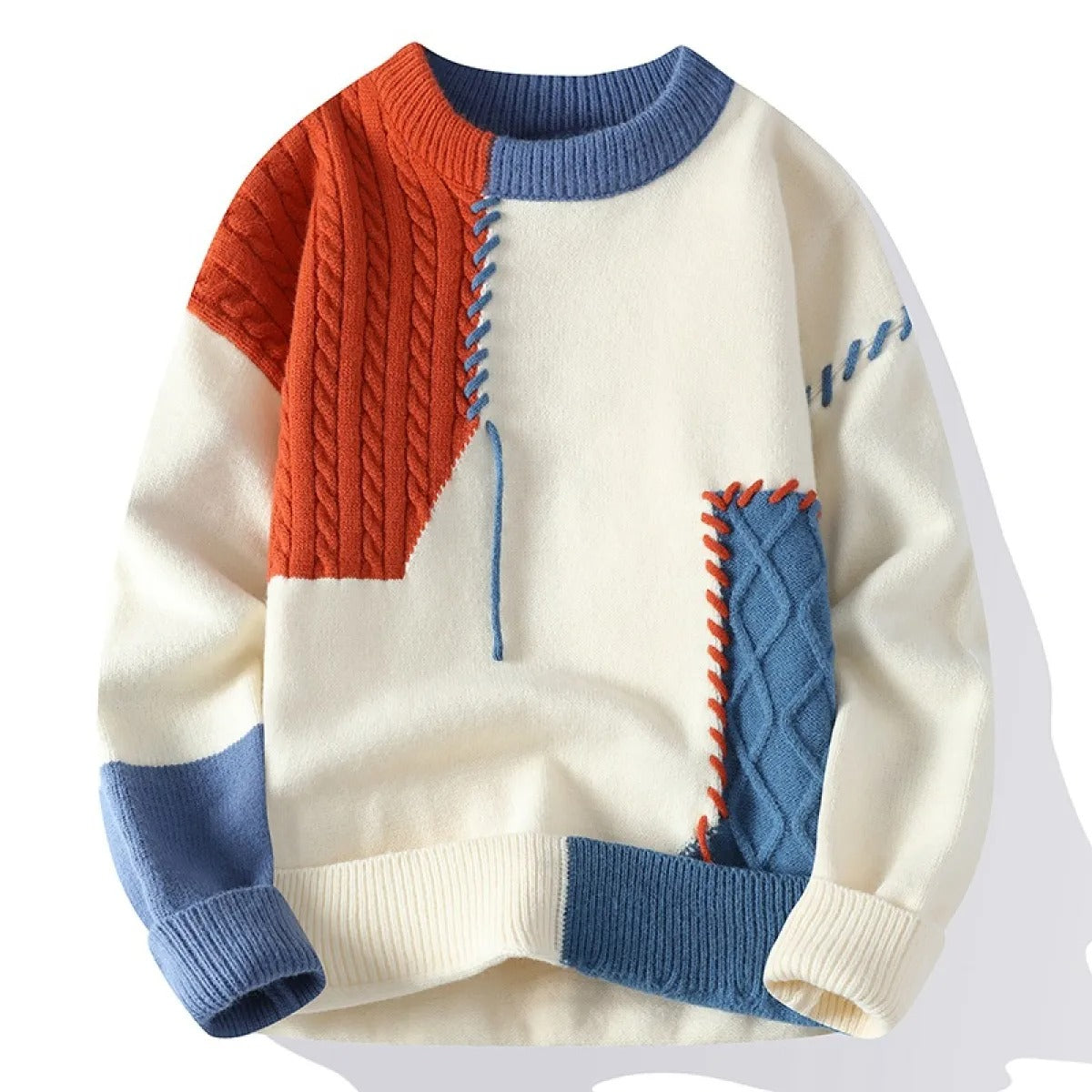 Patchwork sweater man - Renloch