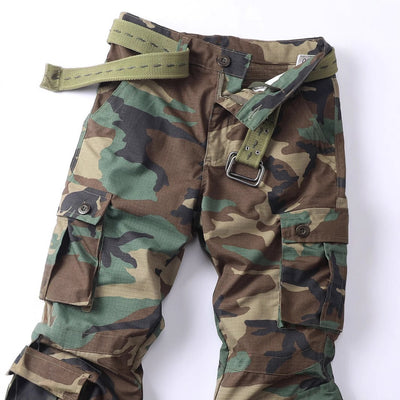Men's tactical cotton camouflage cargo pants - Lars