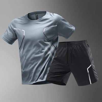 Breathable quick-drying men's sports set - Draven