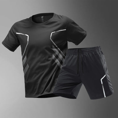 Breathable quick-drying men's sports set - Draven