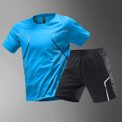 Breathable quick-drying men's sports set - Draven