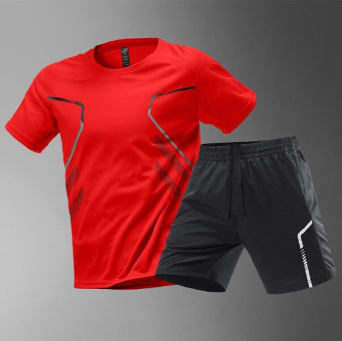 Breathable quick-drying men's sports set - Draven