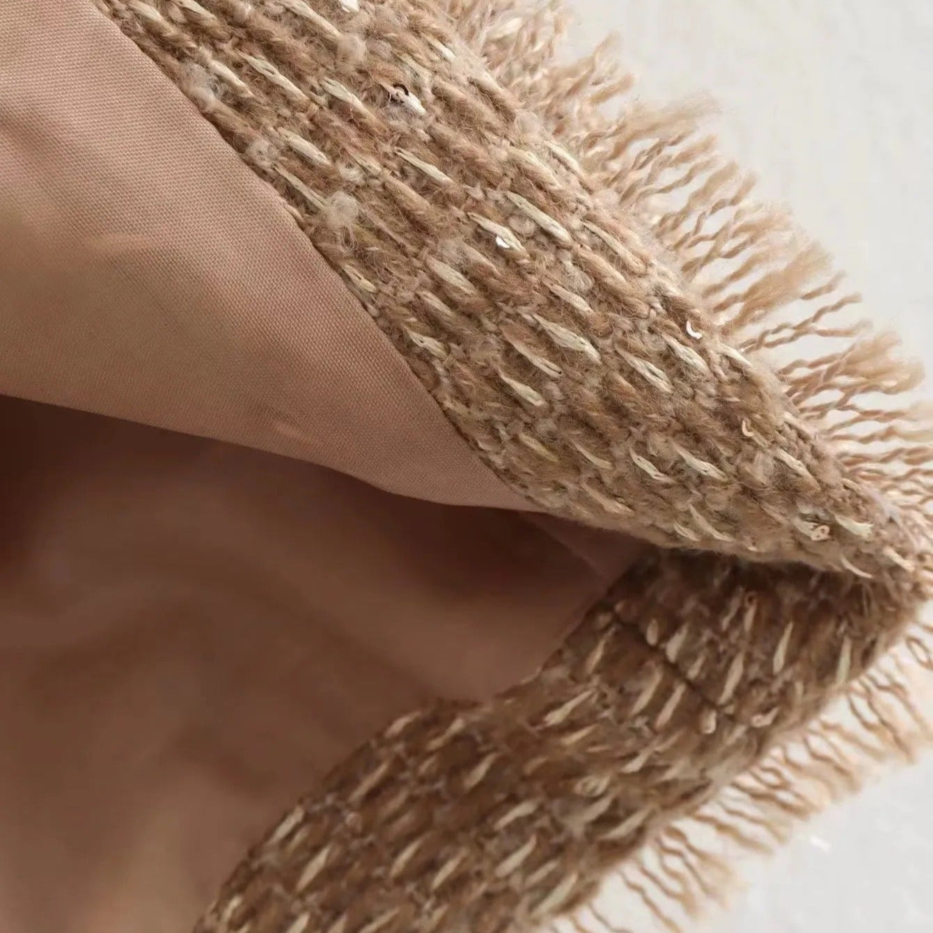 Women's tweed jacket classic cut double breasted - Heidy