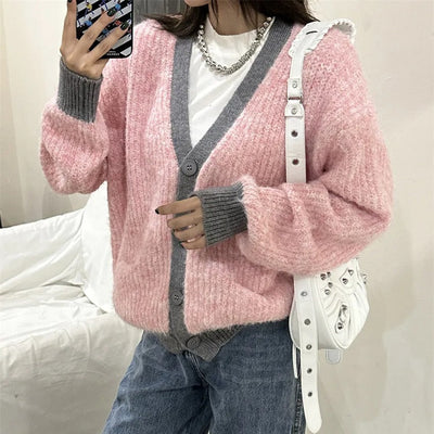 Women's soft knit cardigan relaxed fit - Ingrid