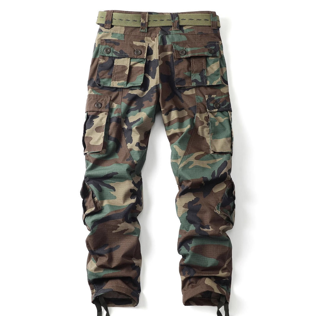 Men's tactical cotton camouflage cargo pants - Lars