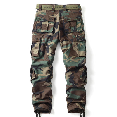 Men's tactical cotton camouflage cargo pants - Lars