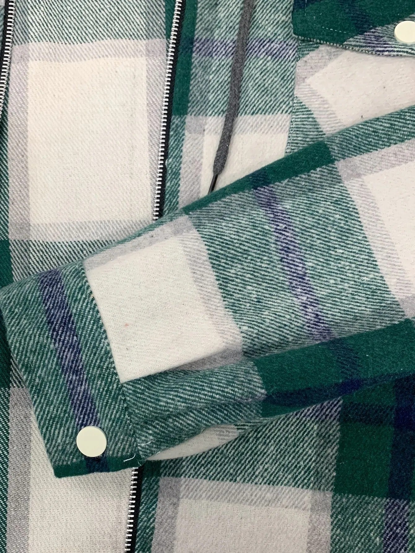 Men's casual hooded plaid jacket with hood - Pilato