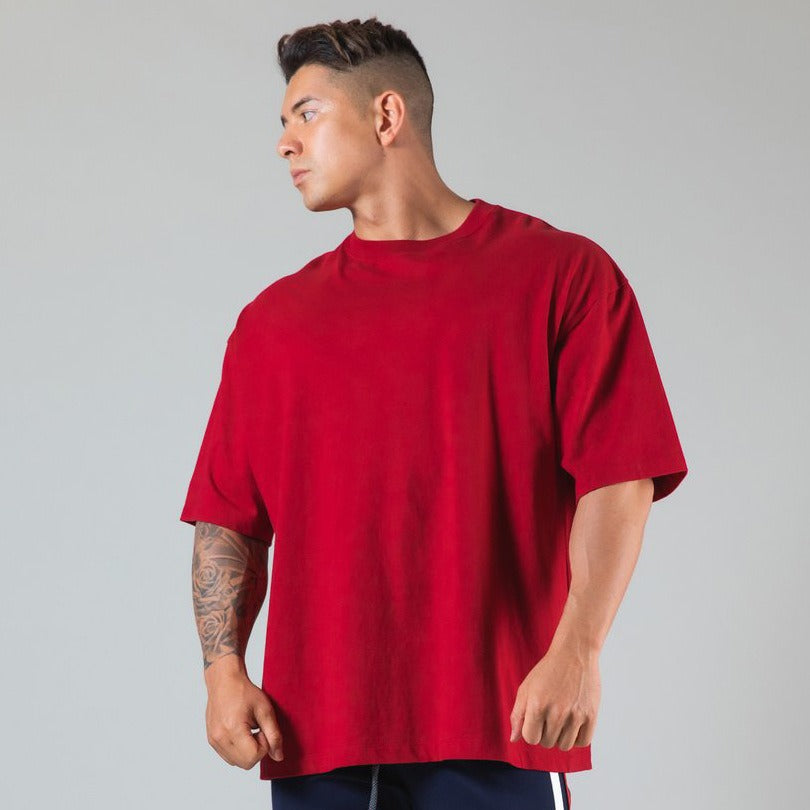 Men's short sleeve loose fit cotton T-shirt - Jacob