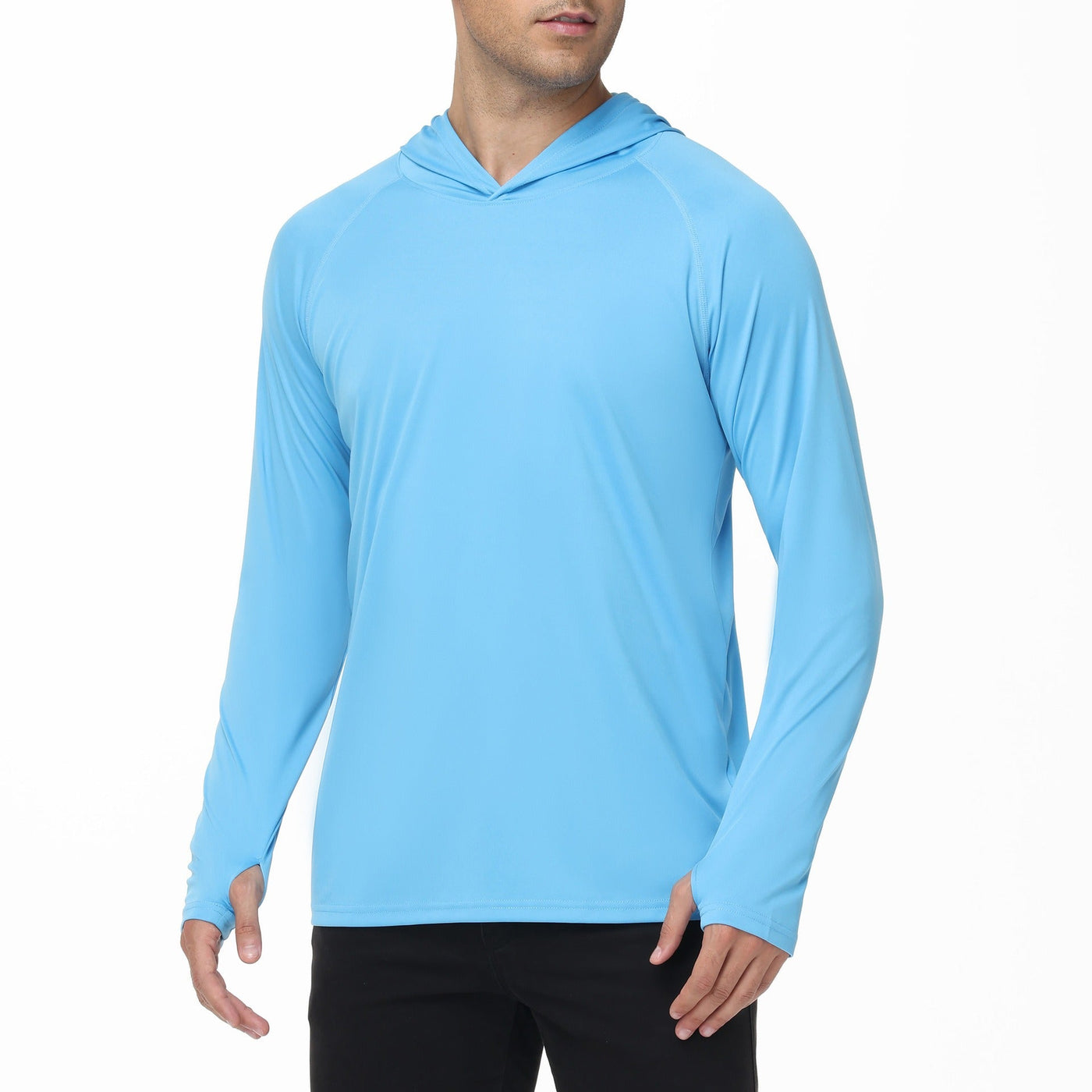 Men's long sleeve hooded t-shirt - Drogus