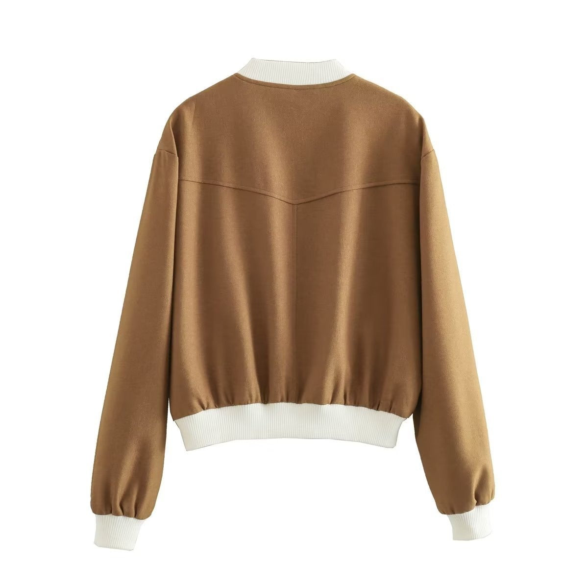 Women's casual design short jacket with metal buttons - Liora