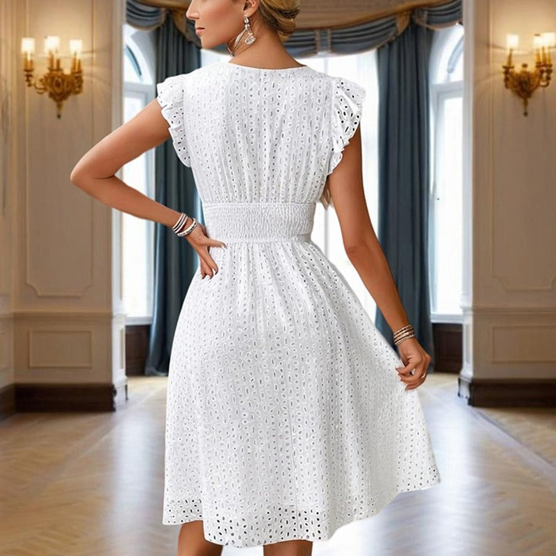 Midi lace dress woman - Lorena