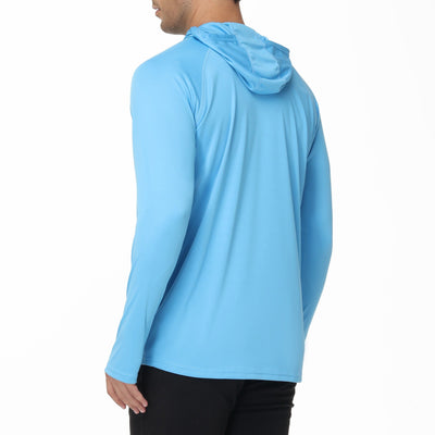 Men's long sleeve hooded t-shirt - Drogus