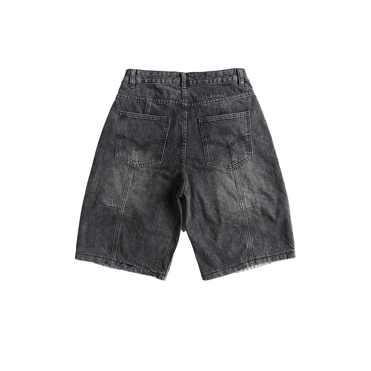 Men's patchwork denim Bermuda shorts - Urban Edge