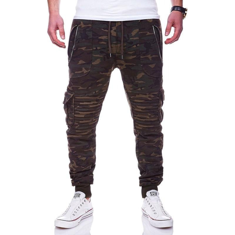Men's sports jogger with cargo pockets and ribbed texture - Brant