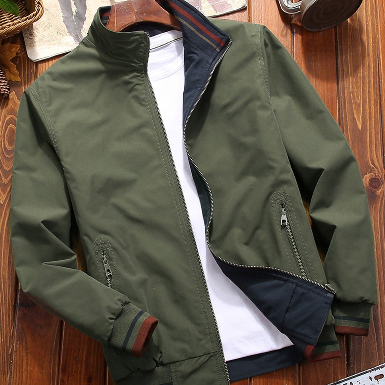 Men's lightweight casual zippered jacket - Maldini