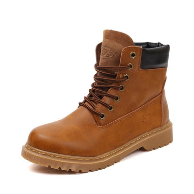 Women's suede boots with thick sole - Alisse